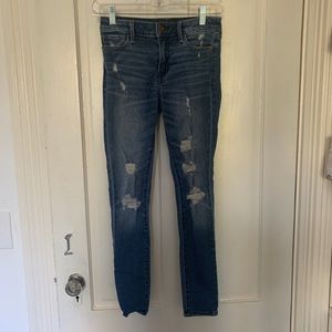 Abercrombie & Fitch Skinny Ripped Jeans